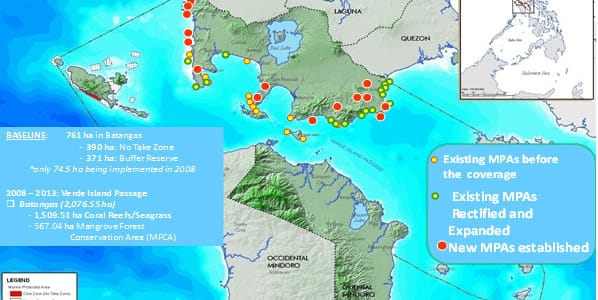 Passaggio dell’Isola Verde filippino una gemma da proteggere
