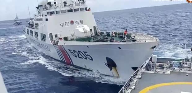 Teresa Magbanua, una nave filippina nella Barra di Sabina