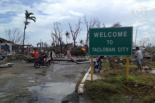 cambiamento climatico dopo il tifone yolanda