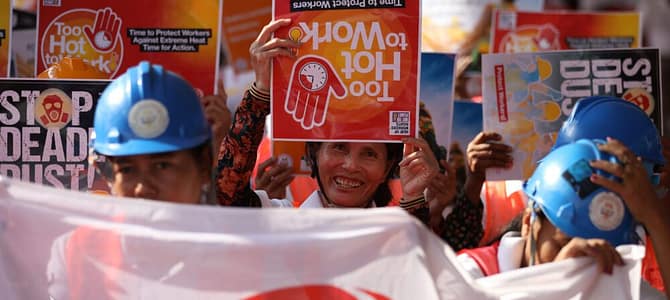 Primo maggio in Cambogia per giustizia, giusta paga e libertà