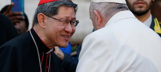 Cardinale Filippino Tagle, possibile papabile, e una raffica di accuse
