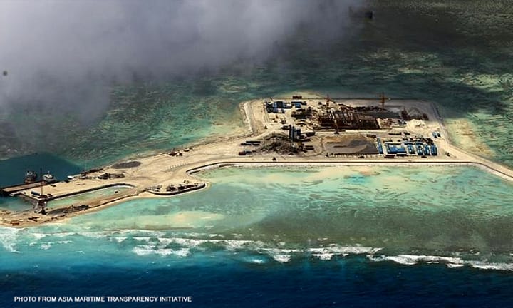 narrazioni opposte nel Mare Filippino Occidentale