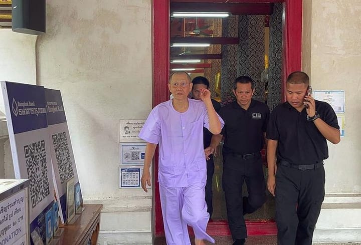 Lo scandalo piccante di un abate importante in Thailandia