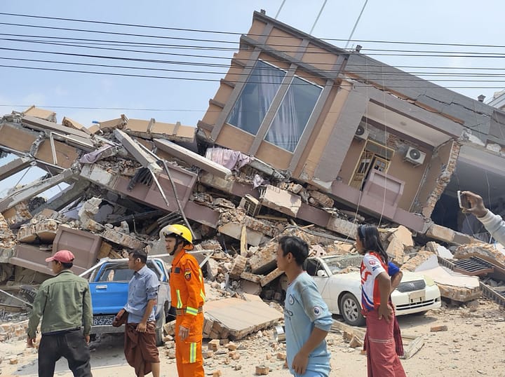 Terremoto nel Myanmar: aiuti per la gente non ai militari