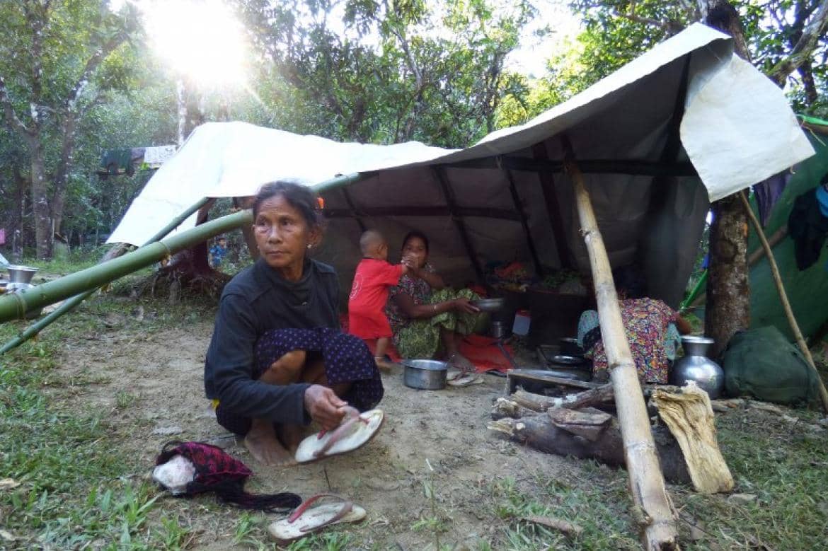 Gu Dar Pyin nel Rakhine birmano del 2017