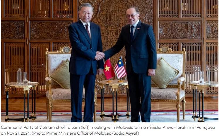 Malesia e Vietnam firmano partenariato strategico globale