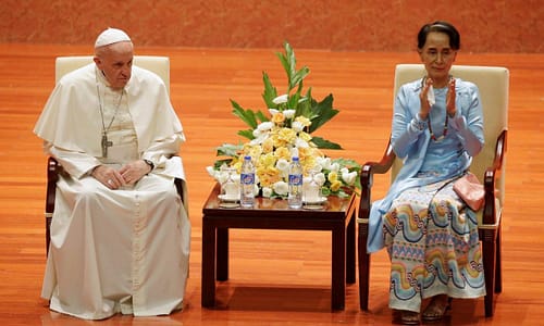 Papa Francesco in Birmania ed il rispetto dei diritti di chi chiama patria quella terra