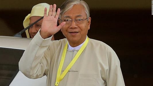 Htin Kyaw, presidente civile senza passato militare del NLD