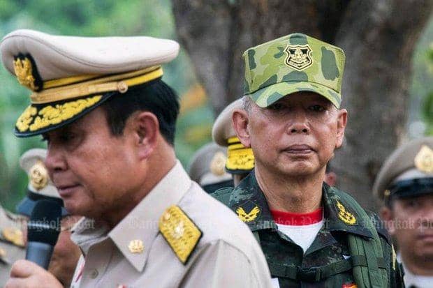 Prayuth Apirat grande disegno dei militari thailandesi