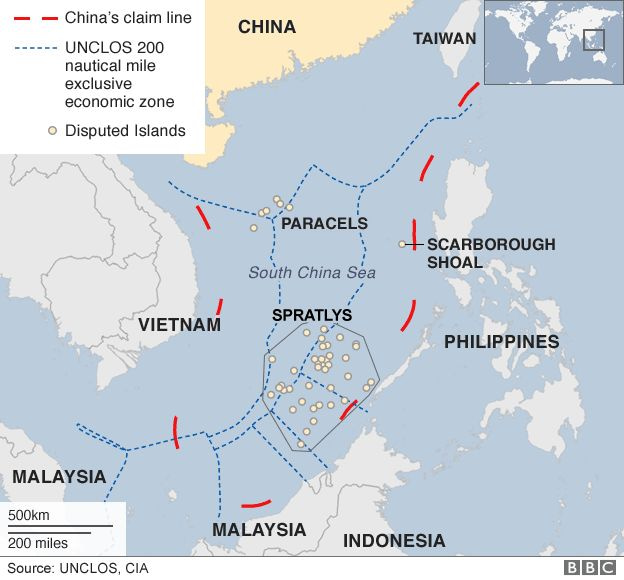 Indo-pacifico o mare cinese meridionale