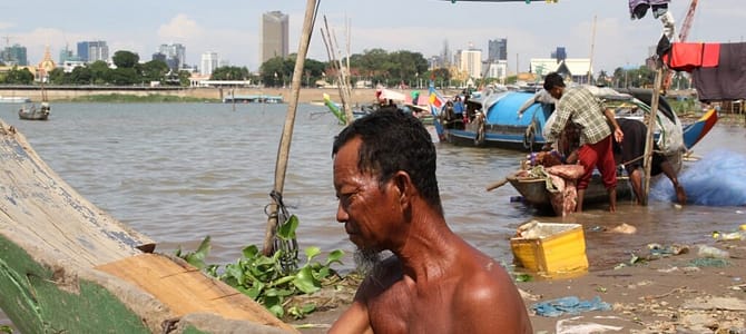 Qualità delle acque del Tonle Sap nel nordovest cambogiano