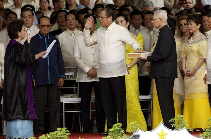Aquino proclamato presidente