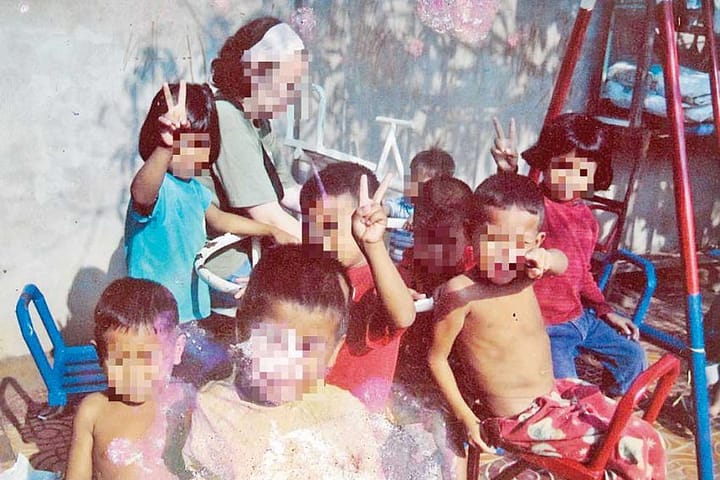 Su Linda bambini cambogiani trafficati