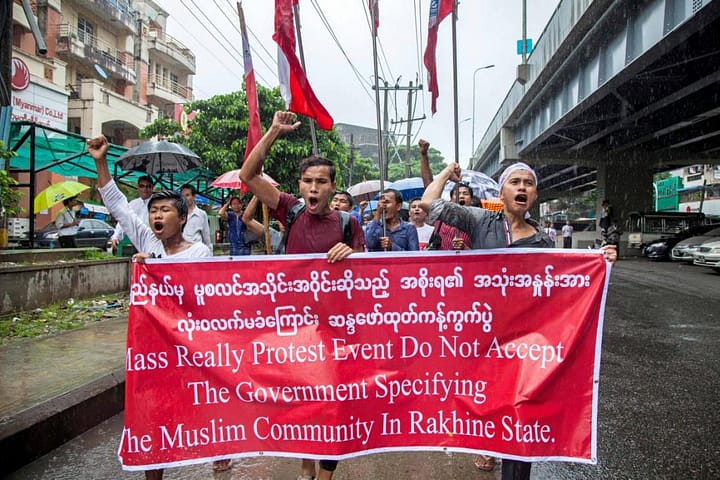 incitamento all'odio nel Myanmar