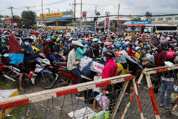 esodo di lavoratori vietnamiti